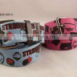 Customized Silk-screen Canvas Belt for Kids thumbnail-4