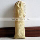 Wholesale Small Linen Cotton Muslin Bags 3x4 Inch Drawstring thumbnail-4