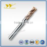 4 Flute with Long Shank Length Square Endmill for Hardened Steel Milling