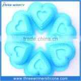 China Factory Cheap Silicone Cake Mold Heart Shape Silicone Cake Mold thumbnail-3