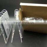 2016 Hot Sale Clear Acrylic V Shape Table Calendar Desk Calendar Display thumbnail-5