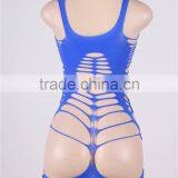 Ready Stock Accept Paypal Hollow Out Flirty Tube Chemise Sexy Lingerie Royal Blue Babydolls thumbnail-3