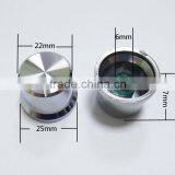 Brief Design Electroplate Audio Knob , Silver Audio Knob