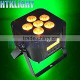Wireless 6*10w 4in1 Rgbw Battery Powered Stage Lighting