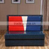 Custom Made English Style Leather Booth Sofa Seat Furnuture Used for Restaurant Cafe Furniture thumbnail-2