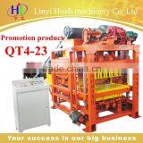 Mini Plant for Brick QT4-23 Fully Automatic Blocks Making Machine Clay Block Machine