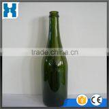 CUSTOM MADE GREEN GLASS WINE BOTTLE CORK LID 750ML thumbnail-1