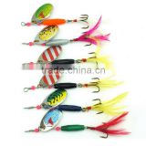 18CM 77g hard fishing spinner bait artificial blades for metal bass fishing lure spoon dressed treble hooks
