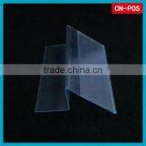 Supermarket Display Pvc Label Holder for Hanging