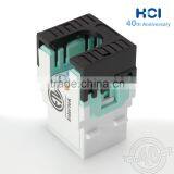 Network Solution RJ45 Super Cat 6 UL 180 Degree UTP Modular Keystone Jacks thumbnail-4
