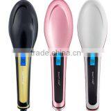 Steam Negative Ion Magic Fabric Hair Comb Automatic Styling Spray LCD thumbnail-2