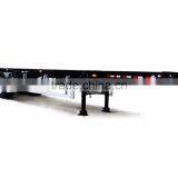 Mini Truck 25 Ton 2 Axle Flatbed Semi Trailer thumbnail-2