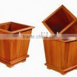 Rimmed Square Flower Pot Planter/barrel thumbnail-1