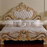 European Rococo Style Hand Painting Floral Kids Bedroom Furniture, Antique Kid's Bedroom Set thumbnail-4