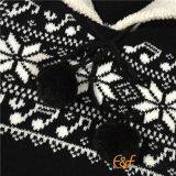 Long Section Sweater With Snowflake Jacquard for Girl thumbnail-3