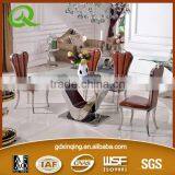 TH721 Low Price Dining Room Luxury Glass Table for Sale thumbnail-3