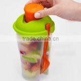 Fruit Salad Container Salad To Go Cup With Fork thumbnail-4