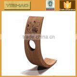 FSC Single Wooden Wine Holder, Single Bottle Wine Rack,Wooden Wine Holder thumbnail-2