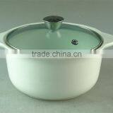 Cream Ceramic Soup Tureen With Glass Cover/lid in Stocklot for Home Use thumbnail-1