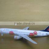 Desktop Decorative Metal B737-800 Peony Airplane Model thumbnail-1