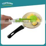 Toprank Durable Super Decontamination Kitchen Sponge Brush Dish Pan Cleaning Non-scratch Sponge Scouring Pad With TPR Handle thumbnail-4