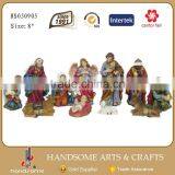 8 Inch High Quality Christian Jesus Christ Nativity Set thumbnail-1