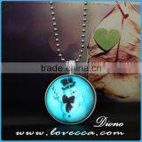 Christmas Jewelry Necklace Snowman Necklace Pendant Jewelry thumbnail-5