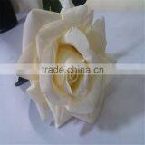 SJ20170003 White Artificial Silk Flower Rose Bud thumbnail-2