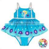 Fashion Style Kid One Piece Swimwear Ice Queen Print Bikini Baby Swimsuit thumbnail-4