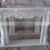 Modern Home Decor Stone Carving Marble Fireplace Mantels thumbnail-2