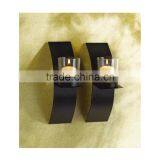 Modern Art Candle Holder Black Metal Wall Sconce Candle Holder thumbnail-5