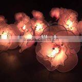 20 Pink Flower Fairy Garden Bedroom String Light thumbnail-1