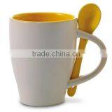 Porcelain Mug With Spoon thumbnail-1