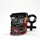 Wholesale Custom High Quality Barcelona Celona Souvenir Ceramic Cup for Sale thumbnail-2