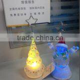 Led Acrylic Plastic Mini Tree Snowman Business Card Holder thumbnail-6