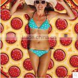 2017 Hotsell European Style Shawl and Fashion Pizza Beach Mat thumbnail-5