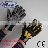 NMSAFETY Mechanical Gloves New Style Synthetic Leather Safety Gloves With Tpr Chips thumbnail-1
