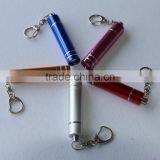 Promotional Gift , Mini Size Retracted LED Light Torch With Key Chain thumbnail-2