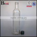 Best Selling Clear Dark Green 100ml Glass Olive Oil Bottle Aluminum Cap Cooking Oil Wholesale thumbnail-3