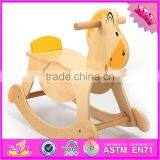 2016 New Fashion Baby Wooden Diy Rocking Horse, Hot Sale Kids Wooden Diy Rocking Horse W16D063 thumbnail-5