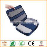 Multi-functional Travel Shirt Tie Pouch Organizer Luggage Clothes Packing Bag Case for Men Blue thumbnail-1