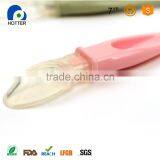 Hot Sell Baby Products Various Color Lovely Design Flexible Silicone Baby Training Spoon thumbnail-5