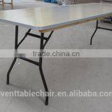 High Quality 6ft Plywood Folding Table With Iron Suppport Popular in New Zealand for Sale thumbnail-4