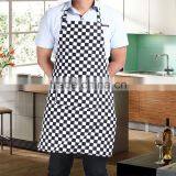 Stripe Bib Apron With 2 Pockets Chef Waiter Kitchen Cook New Tool NVIE thumbnail-2