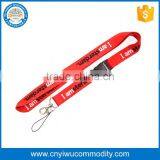 New Trend Fashion Logo Printing Ribbon Lanyard Neck Strap for Sale