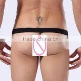 Custom Men's Sey Underwear Translucent Mesh G-strings Thongs Elastic U Conve Strapless Underwear Comfortsoft Underwear for Gay m thumbnail-2