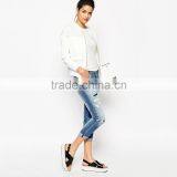 2016 Cheap Ladies Short Tops Jeans Women With Fashion Ripped Style thumbnail-4