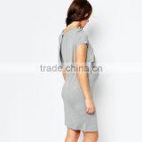 Double Layer Bodycon Maternity Wear Dress Wholesale Plain Maternity Wear Clothes thumbnail-4