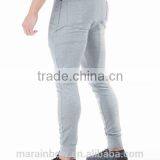 Grey Plain Cotton Polyester Spandex Tapered Mens Joggers Fashion Panel Jogger Pants OEM Sweatpants thumbnail-3