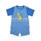 2017 Summer New Style Baby Boy Names For Jumpsuit Dinosaur Design Clothes Romper thumbnail-1